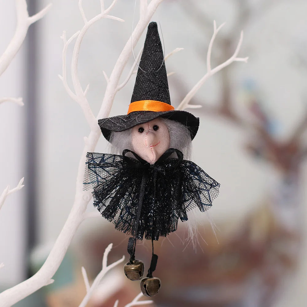 Halloween Decorative Pendant Ghost Festival Pumpkin Witch Pendant Bar Haunted House Layout Props Happy Helloween Party Decor