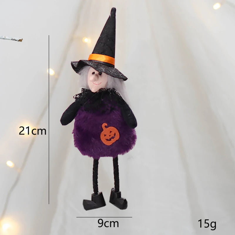 Halloween Decorative Pendant Ghost Festival Pumpkin Witch Pendant Bar Haunted House Layout Props Happy Helloween Party Decor