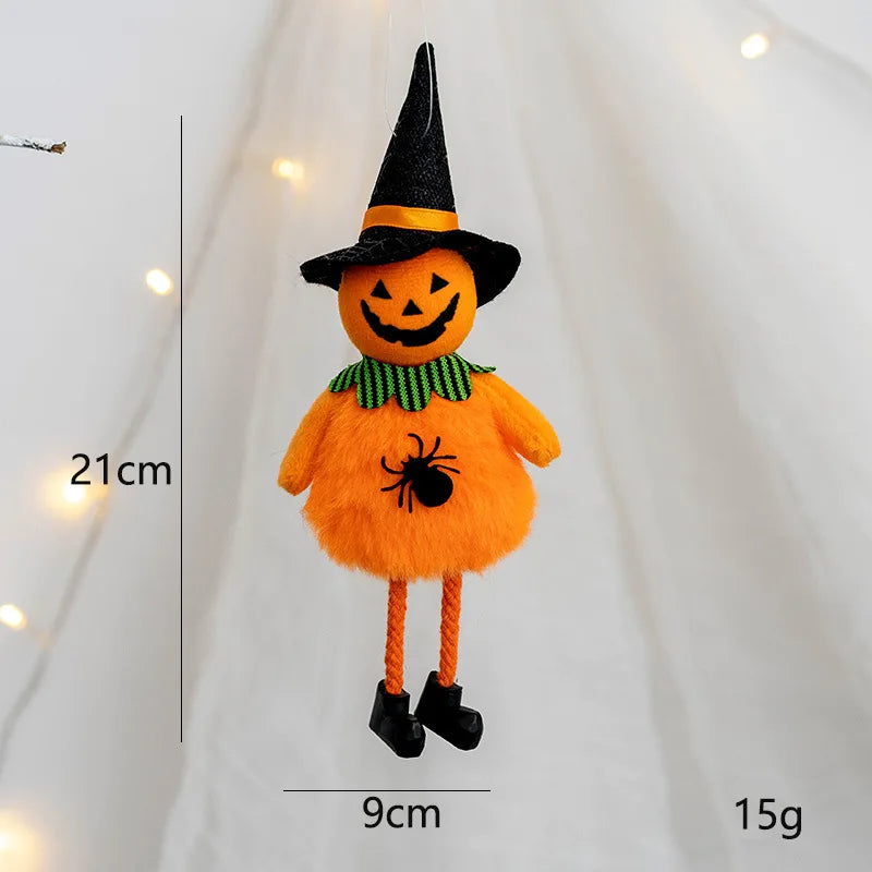 Halloween Decorative Pendant Ghost Festival Pumpkin Witch Pendant Bar Haunted House Layout Props Happy Helloween Party Decor