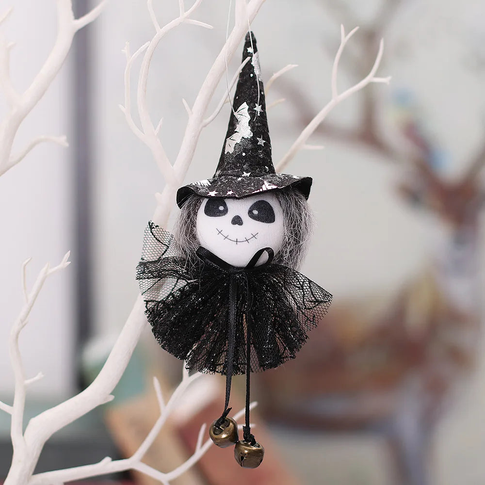 Halloween Decorative Pendant Ghost Festival Pumpkin Witch Pendant Bar Haunted House Layout Props Happy Helloween Party Decor