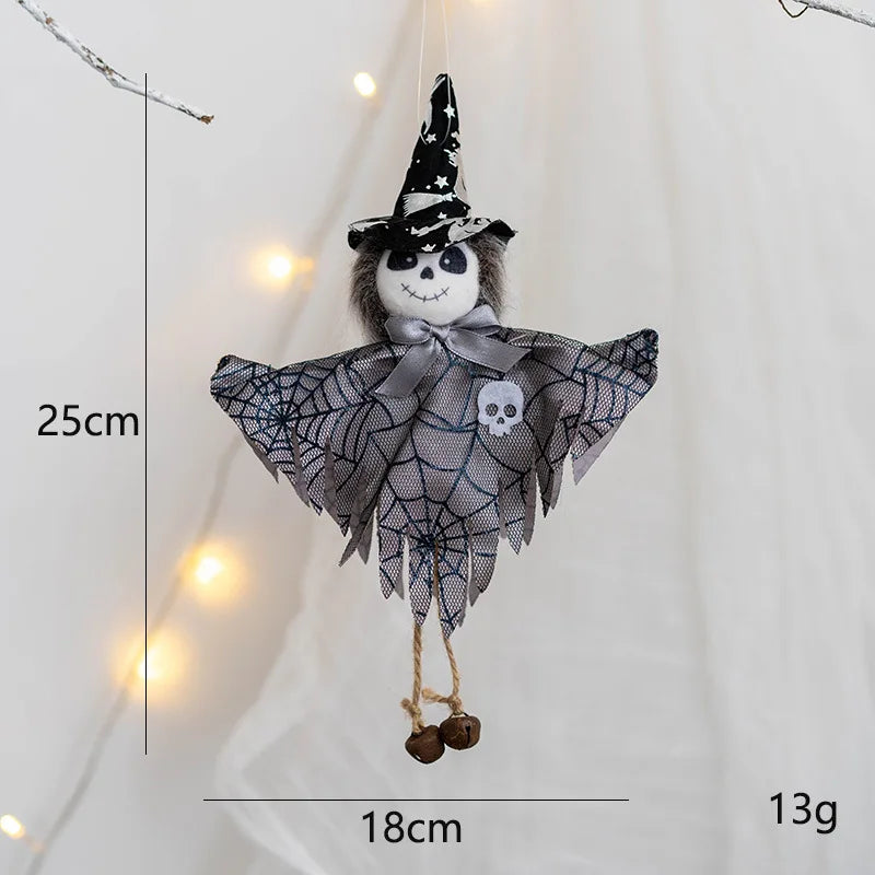 Halloween Decorative Pendant Ghost Festival Pumpkin Witch Pendant Bar Haunted House Layout Props Happy Helloween Party Decor