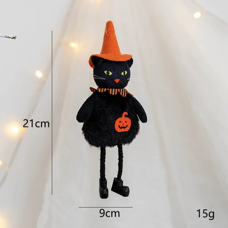 Halloween Decorative Pendant Ghost Festival Pumpkin Witch Pendant Bar Haunted House Layout Props Happy Helloween Party Decor