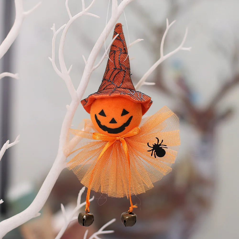 Halloween Decorative Pendant Ghost Festival Pumpkin Witch Pendant Bar Haunted House Layout Props Happy Helloween Party Decor