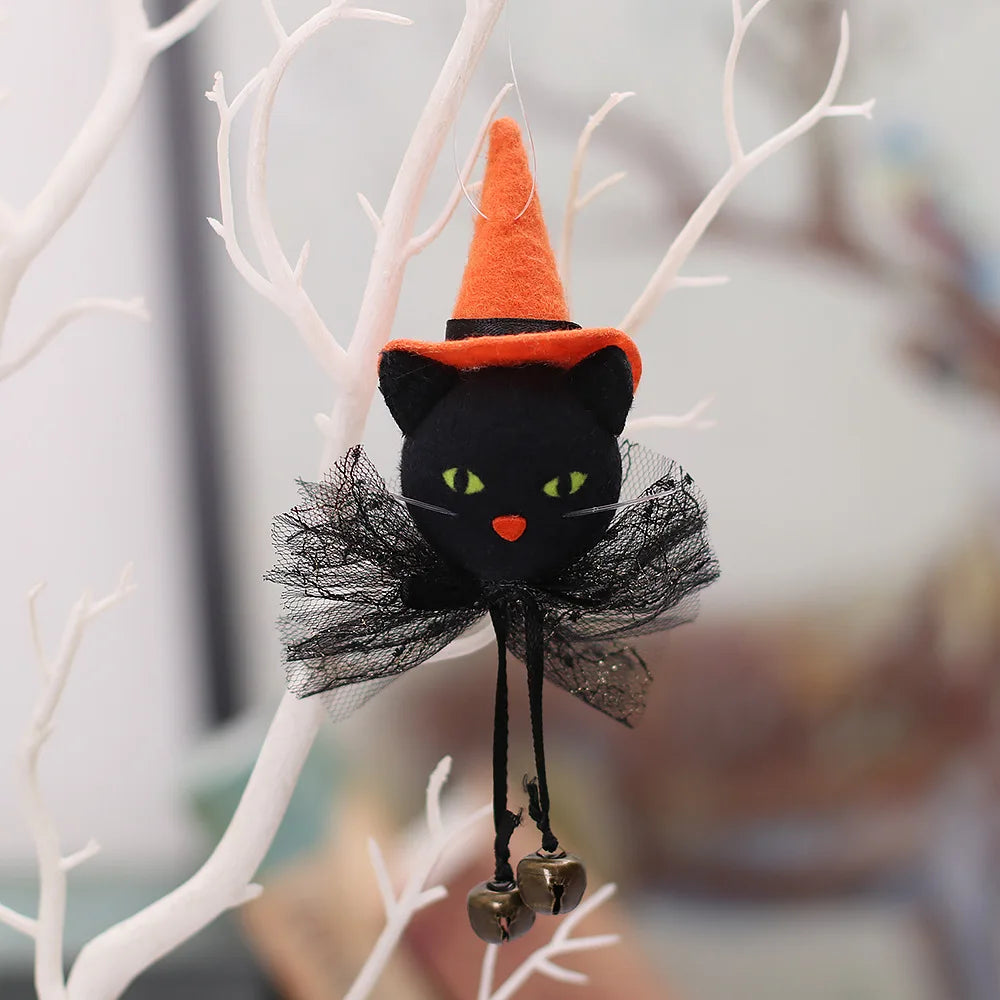 Halloween Decorative Pendant Ghost Festival Pumpkin Witch Pendant Bar Haunted House Layout Props Happy Helloween Party Decor