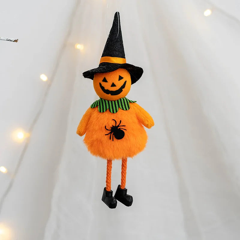 Halloween Decorative Pendant Ghost Festival Pumpkin Witch Pendant Bar Haunted House Layout Props Happy Helloween Party Decor